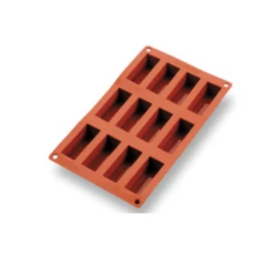 Matfer Bourgeat Gastroflex 12 Oblong Mini-Cake Mould KITCHENWARE