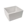 AJ Stuart Dalebrook White Square Crock 2L CROCKERY
