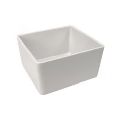 AJ Stuart Dalebrook White Square Crock 2L CROCKERY