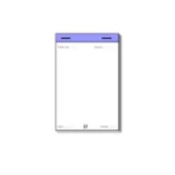 NCCO International RESTAURANT & BAR Duplicate Docket Book 3.5 X 6.5 Pad30