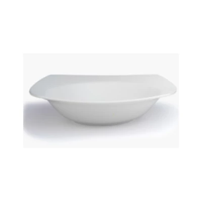 Elia International Elia Glacier Square Pasta Plate, Bone China CROCKERY 1 Elia International Elia Glacier Square Pasta Plate, Bone China CROCKERY