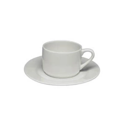 Elia International Elia Glacier Stacking Tea Cup, Bone China 1 Elia International Elia Glacier Stacking Tea Cup, Bone China