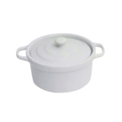 Neville Uk Genware White Mini Casserole Oven To Tableware