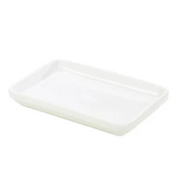 Neville Uk Genware White Rectangular Dish Deep Per 6 CROCKERY