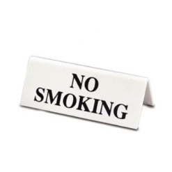 Mileta Signs & Products General Signage No Smoking Pkt 5 Tent Type