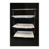 Sambonet Paderno Paderno 3 Tray Buffet Stand, Chrome Plated