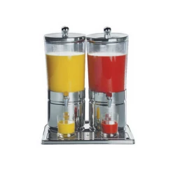 Sambonet Paderno Beverage Equipment Paderno Duo Double Stainless Steel Juice Dispenser
