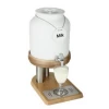 Sambonet Paderno Paderno Milk Dispenser, Beechwood Base Beverage Equipment
