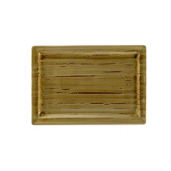 Rak Porcelain Rakstone Spot Garnet Rectangle Plate 13x9" (33x23cm)