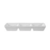 Royal Porcelain Titan 3 Division Sauce Dish 7.3x2.4" (18.5x6cm) CROCKERY