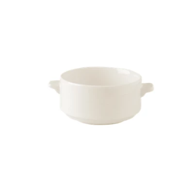 Rak Porcelain RAK Banquet Lugged Stacking Soup Cup 30cl (10.1oz) 1 Rak Porcelain RAK Banquet Lugged Stacking Soup Cup 30cl (10.1oz)