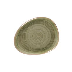 Rak Porcelain CROCKERY Rakstone Spot Emerald Organic Plate 11" (28cm)