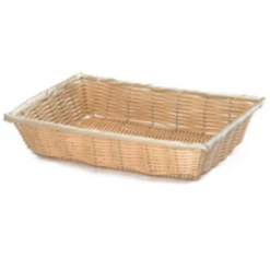 Tablecraft Serving Accessories Basket Polyp Willow Rectang 18 X 12 Inch