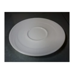 CROCKERY Royal Porcelain Prima White Sauceboat Stand