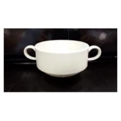 CROCKERY Royal Porcelain White Soup Cup 28cl (9.5oz)