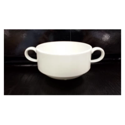 CROCKERY Royal Porcelain White Soup Cup 28cl (9.5oz) 1 CROCKERY Royal Porcelain White Soup Cup 28cl (9.5oz)