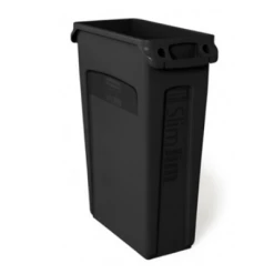 Newell Rubbermaid Uk R/Maid Slim Jim Cup N Stack Black Bin