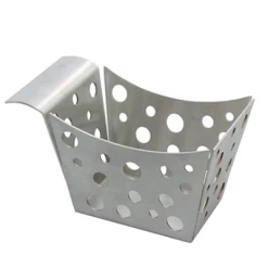 Tablecraft Stainless Steel Side Basket With Circles