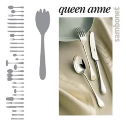 Sambonet Paderno Cutlery Sambonet Queen Anne Salad Serving Fork