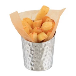 Neville Uk Serving Cone S/S Hammered Angled 9.5cm Dia