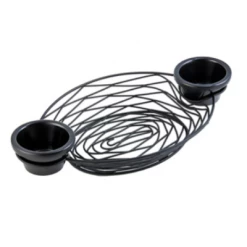 Tablecraft Artisan Oval Basket With 2 Ramekin